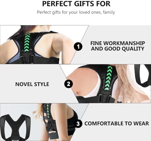 Adjustable Posture Corrector Back Belt for Upper Spine Support