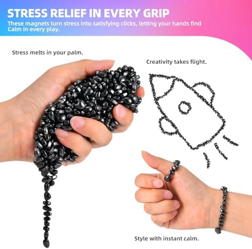550pcs Fidget Toys for Adults & Teens,Stress Relief Sensory Toys for Autism ADHD Anxiety,Weak Magnetic Putty,Desk Fidgets Toys for Office,Adults Gifts
