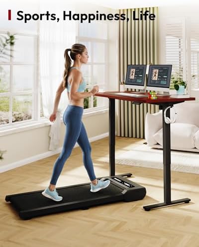 SANODESK One-Piece 1'' Thick Height Adjustable Standing Desk 60''x24''