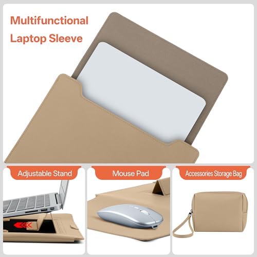13-14 Inch Protective Laptop Sleeve with Stand, for MacBook Pro/MacBook Air