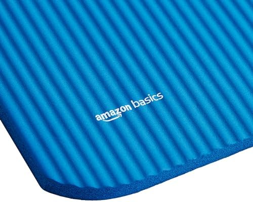 Amazon Basics Extra Thick Exercise Yoga Mat with Carrying Strap