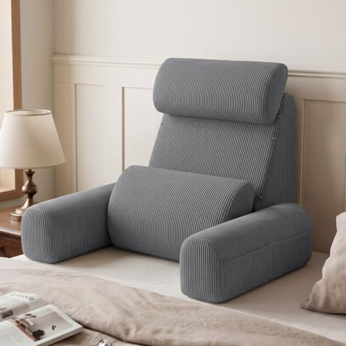 Blissful Diary Reading Pillow with Adjustable Neck & Lumbar Support, 21"