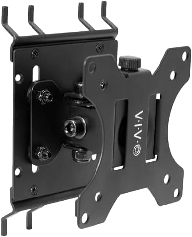 VIVO Black Single Monitor Pegboard Mount, Up to 32 in Screens, Mount-PB1