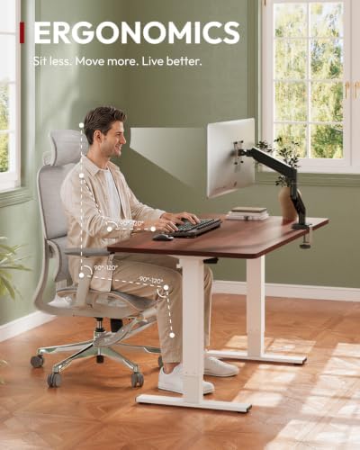 SANODESK 1'' Thick One-Piece 60 x 24'' Height Adjustable Standing Desk