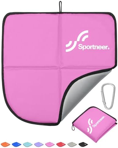 Sportneer Sitting Pad, Lightweight Waterproof Folding Seat Pad for Backpacking, 15.75'' x 15.75'' Portable Camping Seat Mat for Hiking, Picnics & Outdoor Use