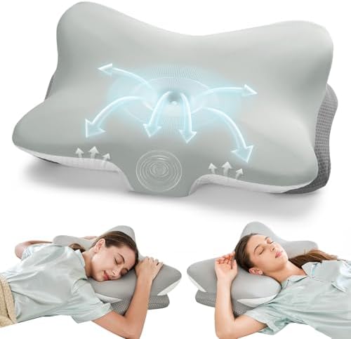 Krightlink Ergonomic Memory Foam Cervical Pillow Contour Design