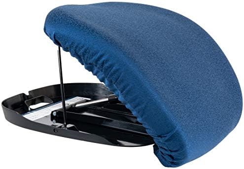 Carex Upeasy Seat Assist - Chair Lift And Sofa Stand Assist - Portable Lifting Seat With Support Up to 220 Pounds, Provides 70% Assistance, Blue
