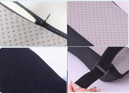 Armrest Cushion for Office Chairs - Soft Elbow Support Pad with Non-Slip Bottom, Fits Most Chairs 2-Piece (Gray)