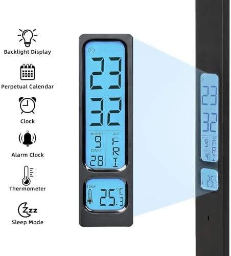 Desk Lamp with Wireless Charger, USB Charging Port, Smart Display Clock, Adjustable Brightness and Color Temperature, Touch Control Desk Light for Office and Bedroom