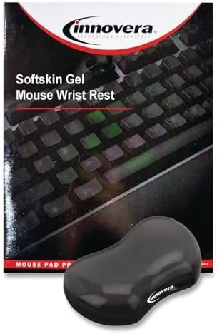 Innovera Softskin Gel Wrist Rest, Black