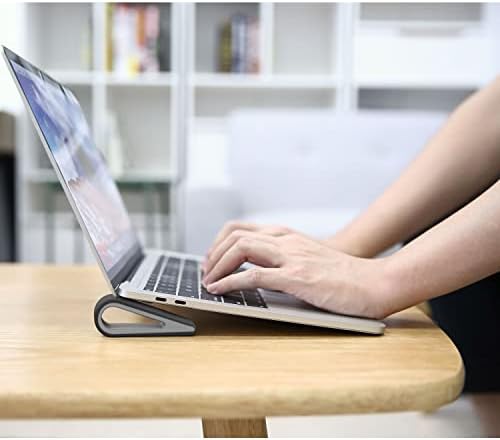 MoKo Laptop/Computer Keyboard Stands, [4 Pack] Tilting Wedge Riser, Black