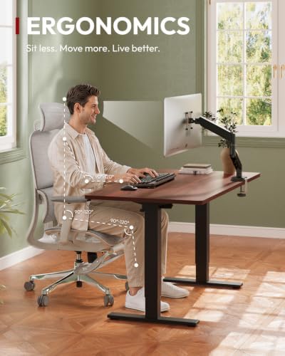 SANODESK 1'' Thick One-Piece 60 x 24'' Height Adjustable Standing Desk