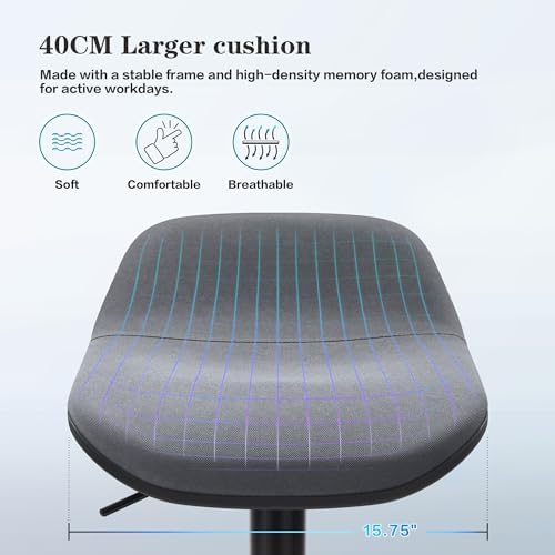 IWMH Standing Desk Stool, Adjustable Standing Desk Chair, Sit Stand Stool