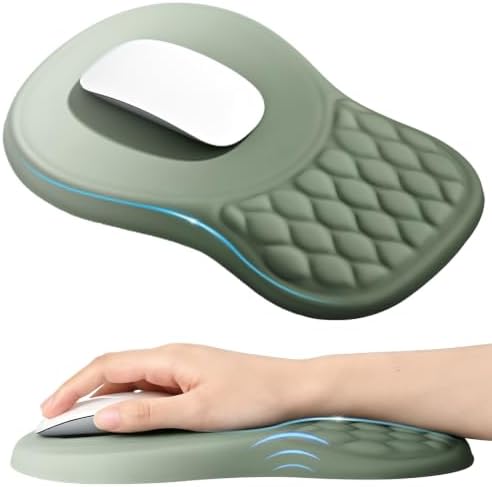 EooCoo Massage Ergonomic Mouse Pad with Dual-Slope Design Wrist Rest