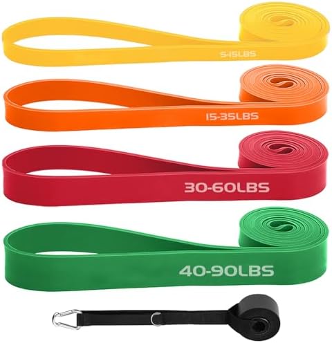Exercise Bands Resistance Bands for Working Out,Pull Up Bands Set,at Home Workout Equipment,Workout Bands for Men and Women,Stretch Bands for Exercise