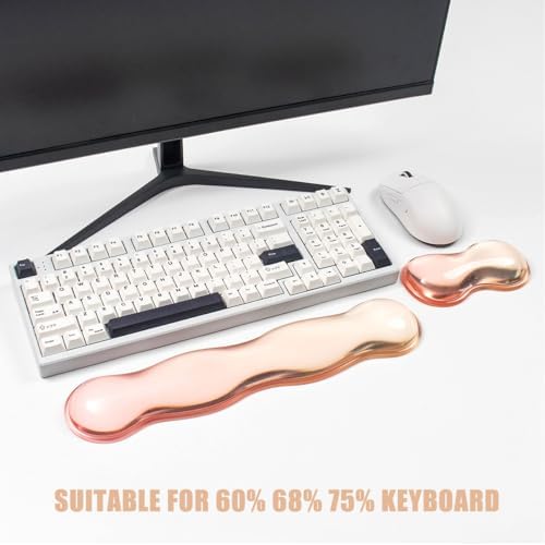 Gel Keyboard and Mouse Wrist Rest Set,Wrist Pad for Computer Keyboard