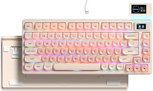 Womier SK80 75% Foundation Mechanical Keyboard with Multimedia Display