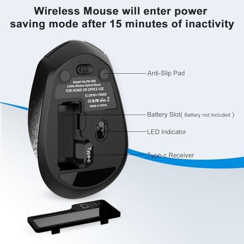 RaceGT USB C Wireless Mouse, Type C Mac Mouse