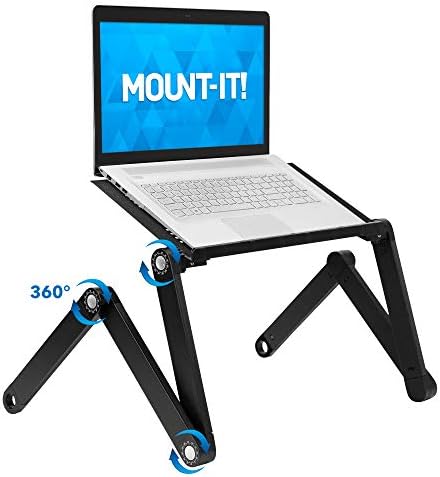 Mount-It! Adjustable Keyboard & Laptop Stand for Bed, Couch, Floor