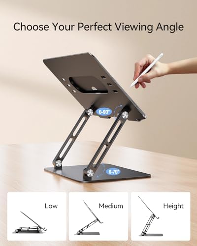 Orlian Adjustable Aluminum Laptop Stand for MacBook Air Pro Neo 10-17.3''