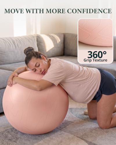 Trideer Exercise Ball Chair – Yoga Ball Chair for Office, Pregnancy & Home