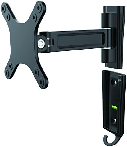 StarTech Monitor Wall Mount 13in to 34in, 33.1lb/15kg, Single Swivel, Black