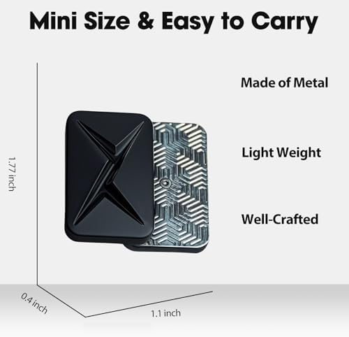 Infinite Fidget Slider, EDC Magnetic Metal Fidget Toys for Adults