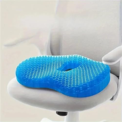 Honeycomb Cooling Seat Cushion – Breathable Ergonomic Chair Pad(With black cloth-B)