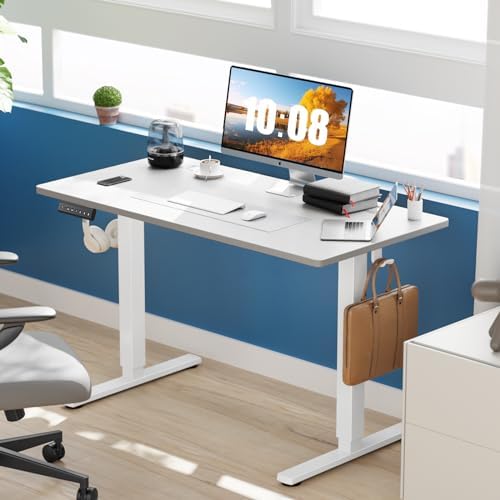 DUMOS 41.5 Inch Electric Standing Desk, Adjustable Height, Memory Desk