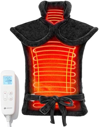 CooCoCo 24"x37" Heating Pad for Neck and Shoulders and Back Pain Relief