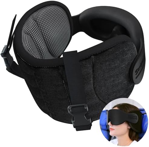 SARISUN Travel Pillows for Airplanes, Stable Head Support, Travel Essential