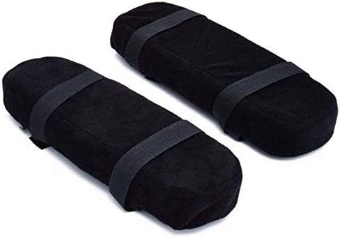 traderplus 2 Pcs Memory Foam Chair Armrest Pads Cushion Cover Elbow Pillow for Forearm Pressure Relief