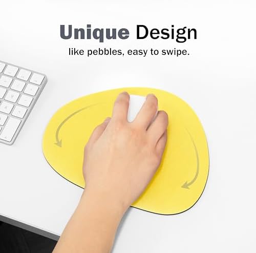 GREEDY FARMERS Mouse pad, Non-Slip Washable Waterproof Computer Mouse pad (Lemon Butter Cream)