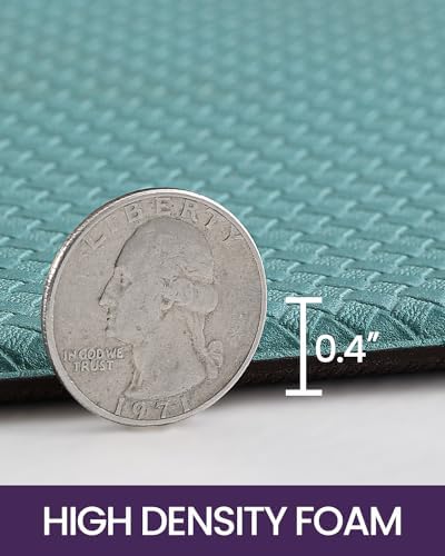 DEXI Kitchen Floor Mats Cushioned Anti Fatigue, 17x29+17x59 Turquiose