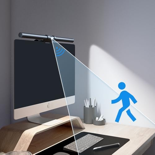 Monitor Light Bar with Motion Sensor, USB LED Desk Lamp,Home Office Gaming