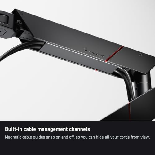 Secretlab Magnus Dual Monitor Arm Black - C-clamp Mount, VESA 75/100