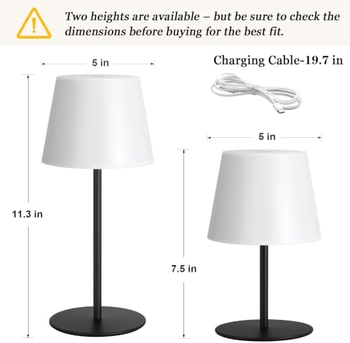 Shower Lamp Rechargeable Waterproof Lamp, Cordless Table Lamp for Bathroom