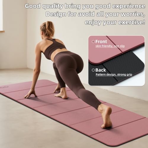 Foldable Yoga Mat Thick 0.32"(8mm)