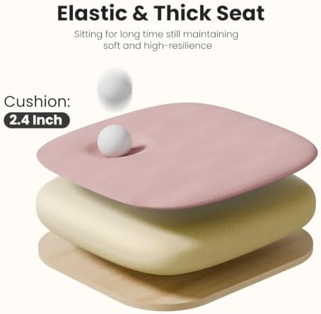 DUMOS Ergonomic Office Chair, Executive Desk Chair with Lumbar Support
