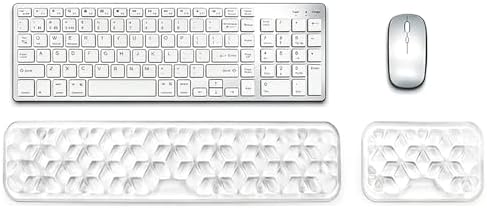 WENPIC-Mouse Pad with Wrist Rest - Ergonomic Wrist Rest -Desk Decoration- Soft and Flexible, Non-Slip - Can Relieve Long-Term Office Wrist Pain - Ideal for Office, Computer, Laptop
