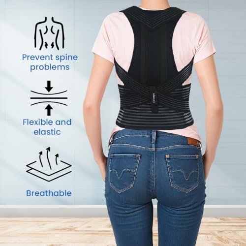 ORTONYX Posture Corrector Back, Clavicle & Shoulder Support Brace/Unisex