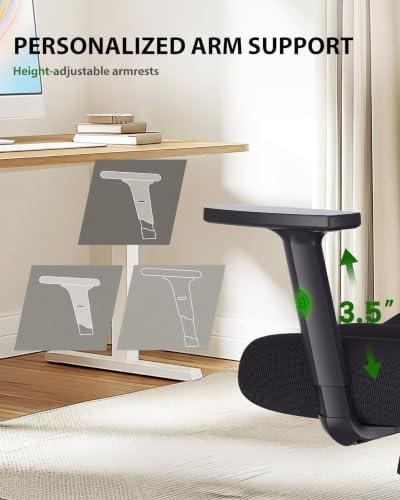 Marsail Ergonomic Office & Gaming Chair with Lumbar Support & 2D Headrest