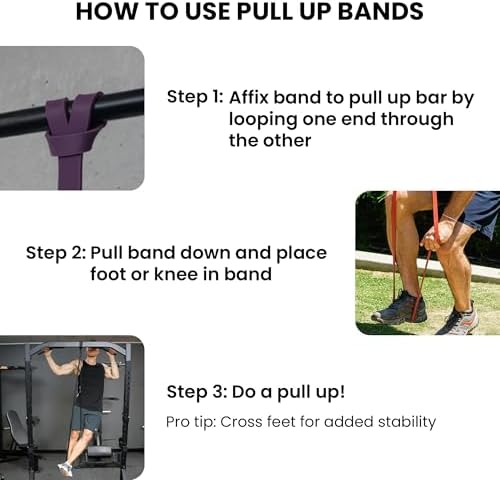 Functional Fitness Pull Up Bands Resistance Bands | Exercise Bands for Working Out | Long Stretch Bands for Exercise, Training Bands, Resistance Bands for Stretching