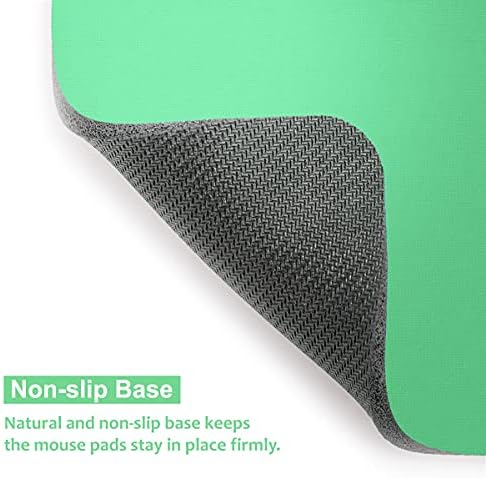 Audimi Small Mouse Pad 6 x 8 Inch, Mini Mouse Pad Thick for Laptop Wireless Mouse Home Office Travel, Portable & Washable (Green)