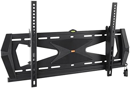 Tripp Lite Display TV Monitor Security Wall Mount Tilt Flat / Curved Screens 37"-80" UL Certified (DWTSC3780MUL), Black
