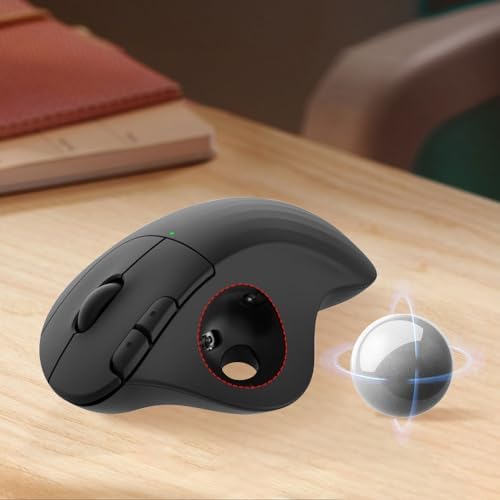 Trackball 34mm/1.34 Inches, Replacement Ball for Logitech M575, M570, MX Ergo, ELECOM, Kensington, Perixx, and Other Compatible Trackball Mice, Glossy- Silver
