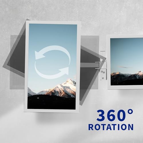 VIVO White Dual Monitor Wall Mount for 21-32 in Screens, MOUNT-TS32W