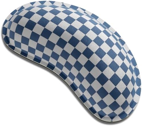 Dapesuom Mouse Wrist Rest, Cute Ergonomic Memory Foam Mouse Wrist for Computer Desk Mats Support, Hand Rest Pad Cushion for Gaming, Office, Laptop, Men, Women, Pain Relief & Easy Typing, Dark Navy