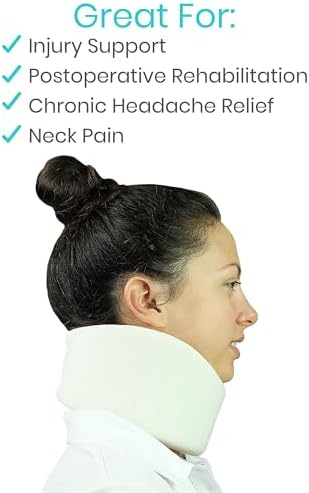 Vive Cervical Collar Neck Brace for Neck Pain and Support for Women & Men
