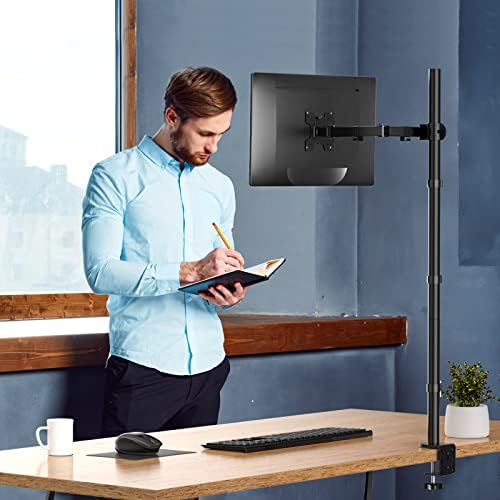 WALI Tall Monitor Arm Mount for Desk for 13-38 inch Screens, up to 22lbs